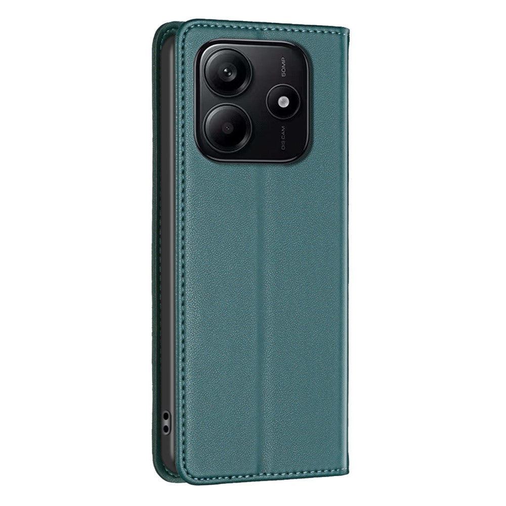 BINFEN COLOR BF18 For Xiaomi Redmi Note 14 5G Leather Case Card Slots Phone Cover