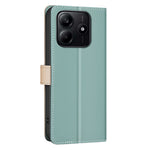 BINFEN COLOR BF33 for Xiaomi Redmi Note 14 5G Leather Case Splicing Color RFID Blocking