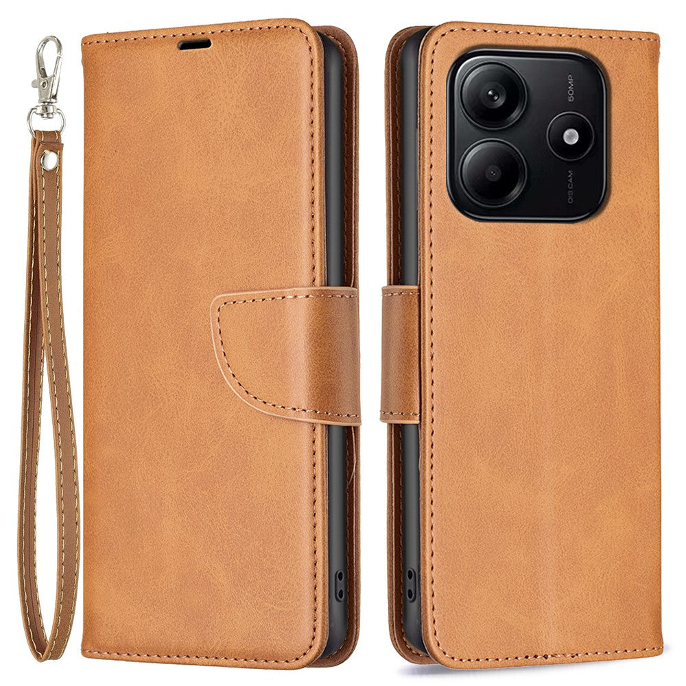 For Xiaomi Redmi Note 14 5G Case Shockproof PU Leather Cover with Wallet Card Slots