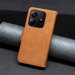For Xiaomi Redmi Note 14 5G Case Shockproof PU Leather Cover with Wallet Card Slots