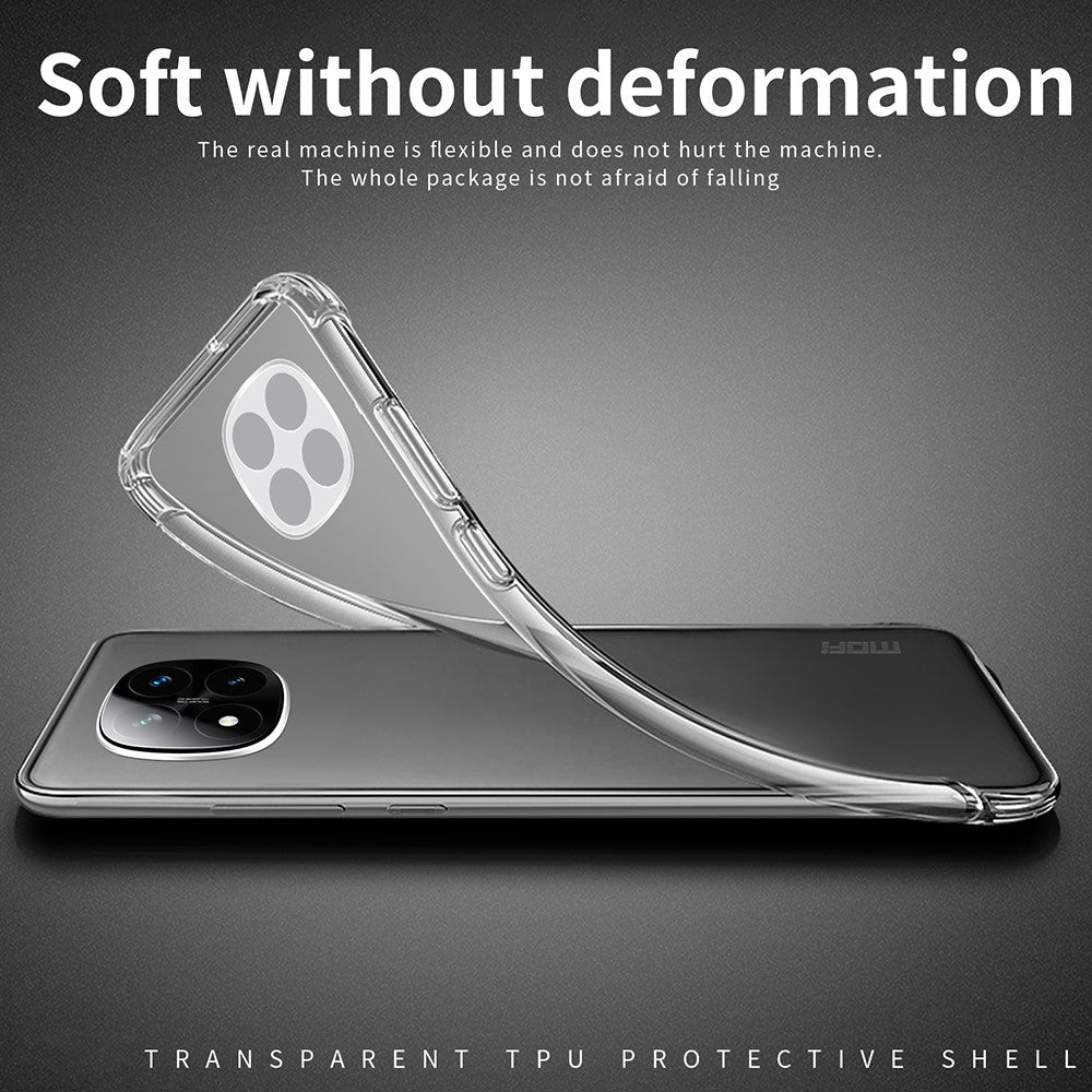 MOFI For Xiaomi Redmi Note 14 Pro 5G / Poco X7 5G Case Anti-Scratch Clear Soft TPU Phone Cover