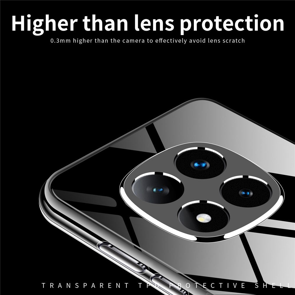 MOFI For Xiaomi Redmi Note 14 Pro 5G / Poco X7 5G Case Anti-Scratch Clear Soft TPU Phone Cover