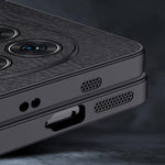 For Xiaomi Redmi Note 14 Pro 5G / Poco X7 5G Case Wood Texture PU Leather Coated PC+TPU Phone Cover