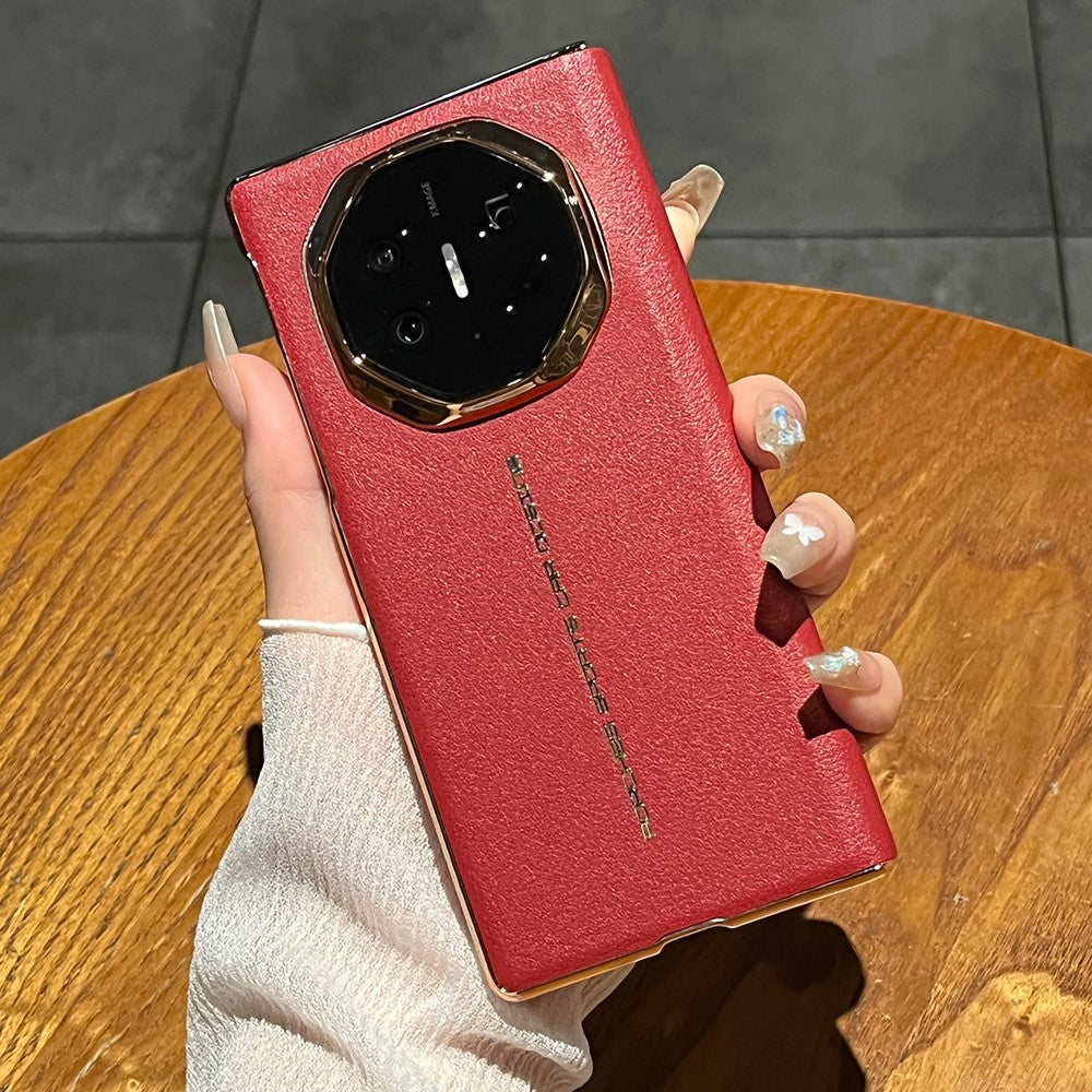 For Huawei Mate XT Ultimate Case Electroplating PU Leather+PC Phone Cover