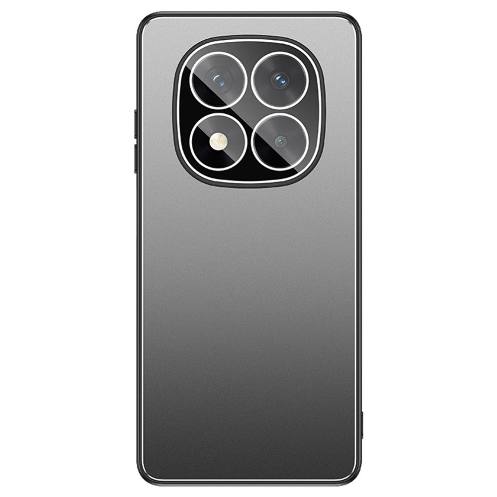 For Xiaomi Redmi Note 14 Pro+ 5G Case PC+TPU Matte Back Phone Cover with Lens Film