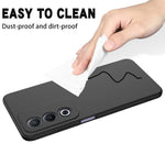 For Oppo A80 5G Case Liquid Silicone Anti-Scratch Phone Cover with Hand Strap