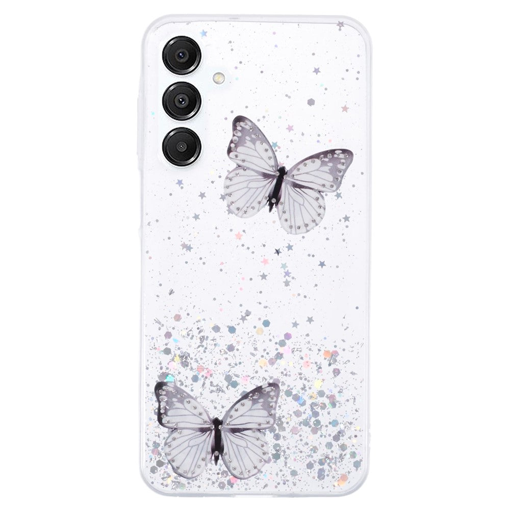 AW-serien för Samsung Galaxy A16 5G / A16 4G-skal med epoxi-PVC, fjäril och TPU-estetik, mobilskal
