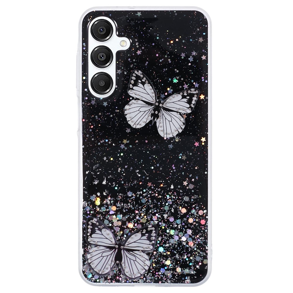 AW-serien för Samsung Galaxy A16 5G / A16 4G-skal med epoxi-PVC, fjäril och TPU-estetik, mobilskal