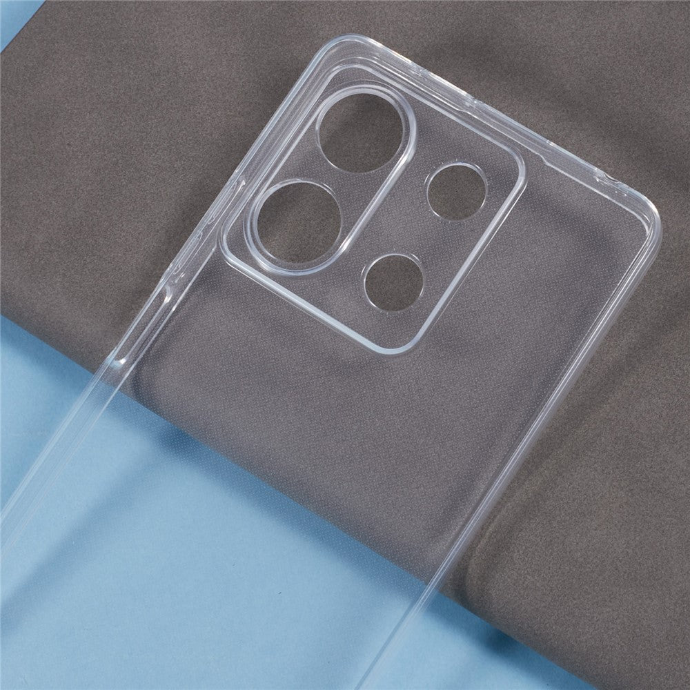 Xiaomi Redmi Note 13 5G stötsäkert skal 1,5 mm tjockt genomskinligt TPU-mobilskal