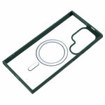 Samsung Galaxy S23 Ultra-skal Magnetiskt skal Stötsäkert PC+TPU Genomskinligt mobilskal