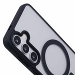 For Samsung Galaxy S23 FE Magnetic Case Shockproof PC+TPU Clear Phone Cover