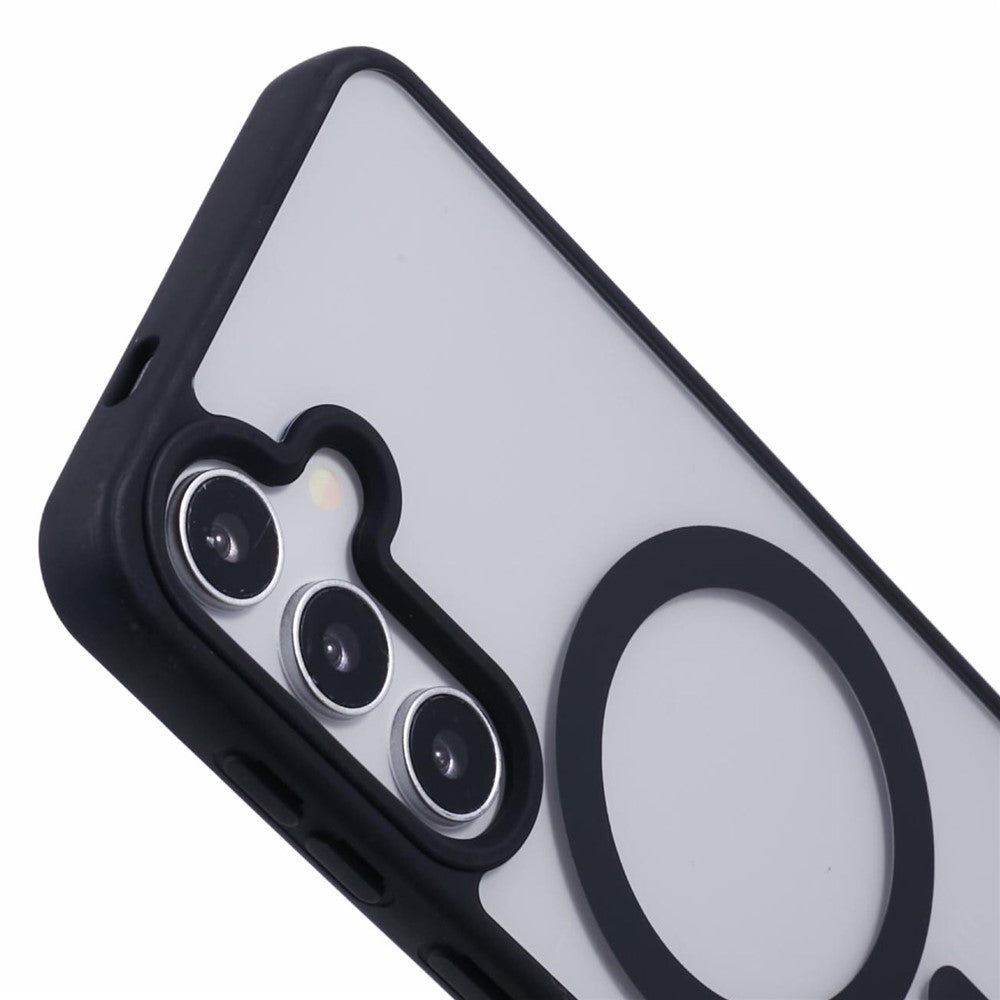 For Samsung Galaxy S23 FE Magnetic Case Shockproof PC+TPU Clear Phone Cover