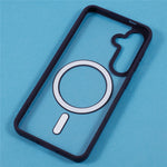 For Samsung Galaxy S23 FE Magnetic Case Shockproof PC+TPU Clear Phone Cover