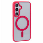 For Samsung Galaxy S23 FE Magnetic Case Shockproof PC+TPU Clear Phone Cover
