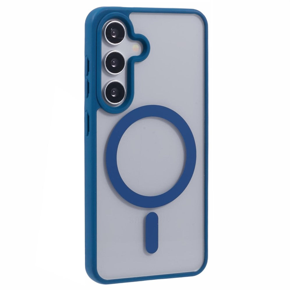For Samsung Galaxy S23 FE Magnetic Case Shockproof PC+TPU Clear Phone Cover