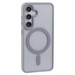 For Samsung Galaxy S23 FE Magnetic Case Shockproof PC+TPU Clear Phone Cover