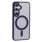For Samsung Galaxy S23 FE Magnetic Case Shockproof PC+TPU Clear Phone Cover