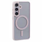 For Samsung Galaxy S23 FE Magnetic Case Shockproof PC+TPU Clear Phone Cover