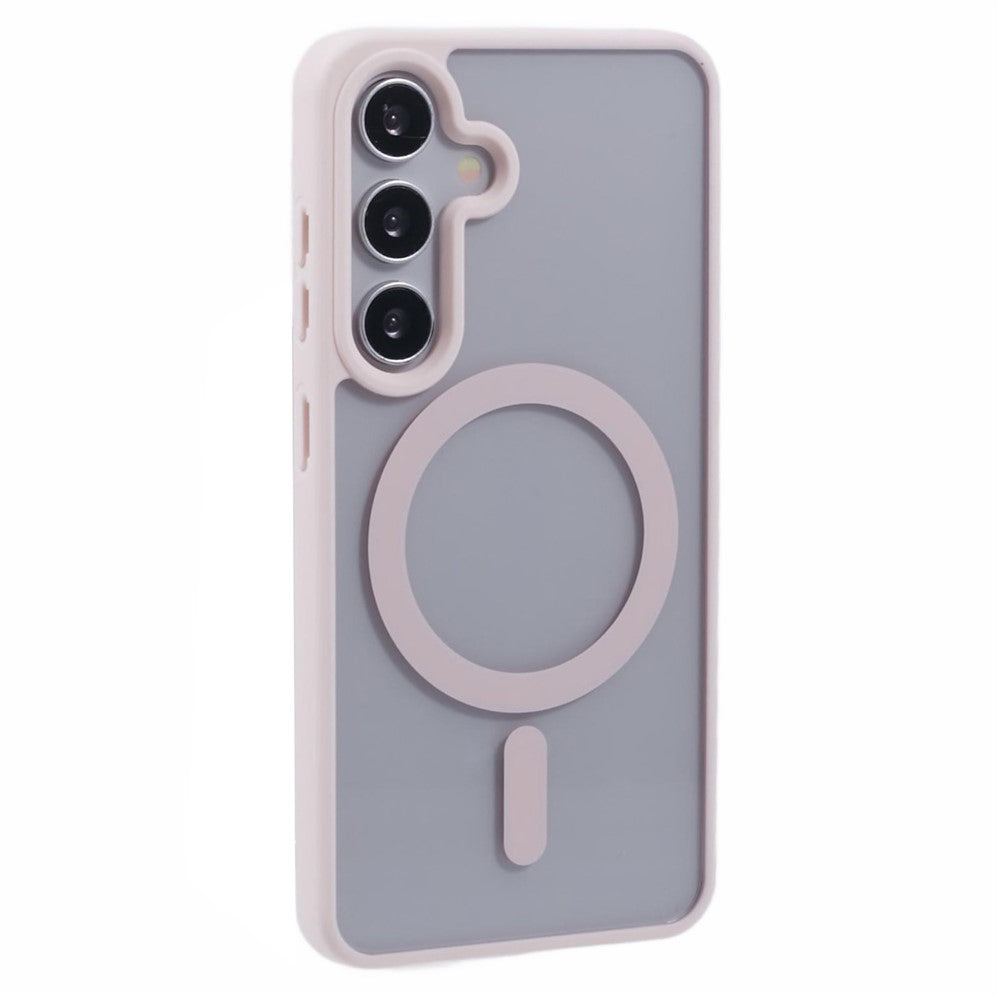For Samsung Galaxy S23 FE Magnetic Case Shockproof PC+TPU Clear Phone Cover