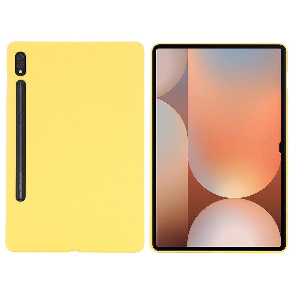 For Samsung Galaxy Tab S10 Ultra / S9 Ultra Case Liquid Silicone Anti-Scratch Tablet Cover