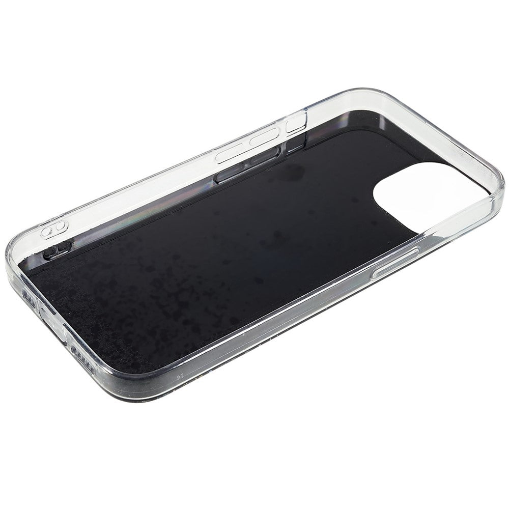 For iPhone 14 Starry Sky Epoxy Sparkle Personalized Phone Case Cover Soft TPU Shock Absorption Back Cover