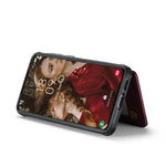 CASEME Til Samsung Galaxy S24 FE Telefoncover C22 Læder Bagsidecover med RFID-Blokerende Kortlommer