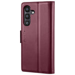 CASEME For Samsung Galaxy S24 FE Leather Case  023 RFID Blocking 3 Card Slot Mobile Cover