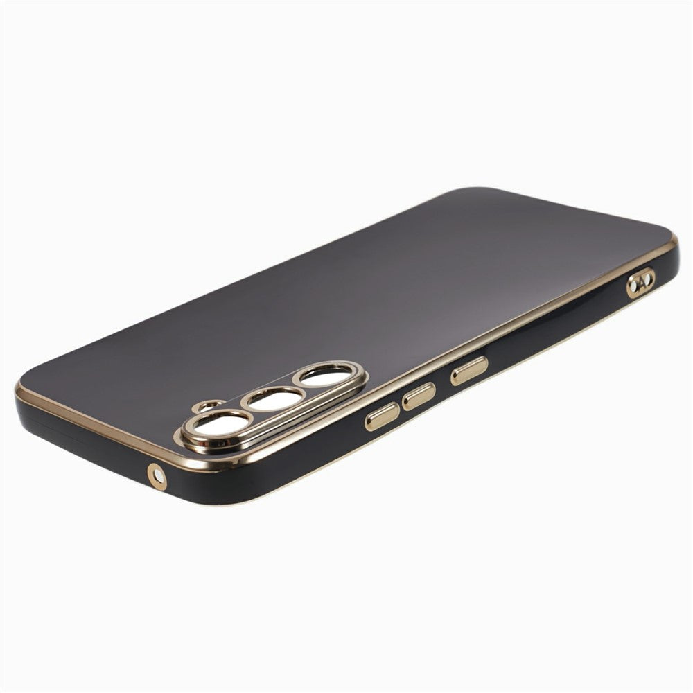 For Samsung Galaxy S25+ Case TPU Slim Fit Shockproof Phone Cover 6D Electroplating