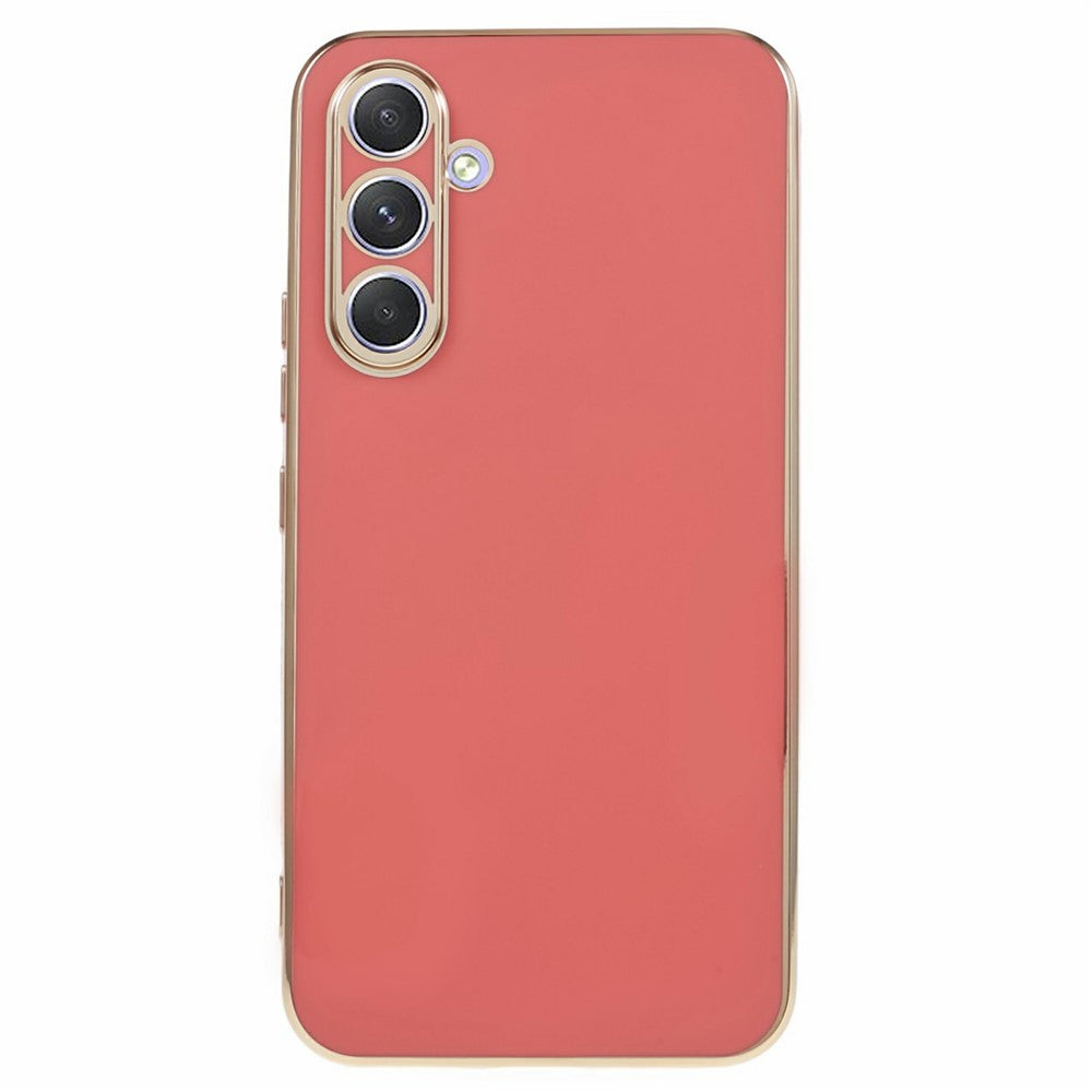 For Samsung Galaxy S25+ Case TPU Slim Fit Shockproof Phone Cover 6D Electroplating