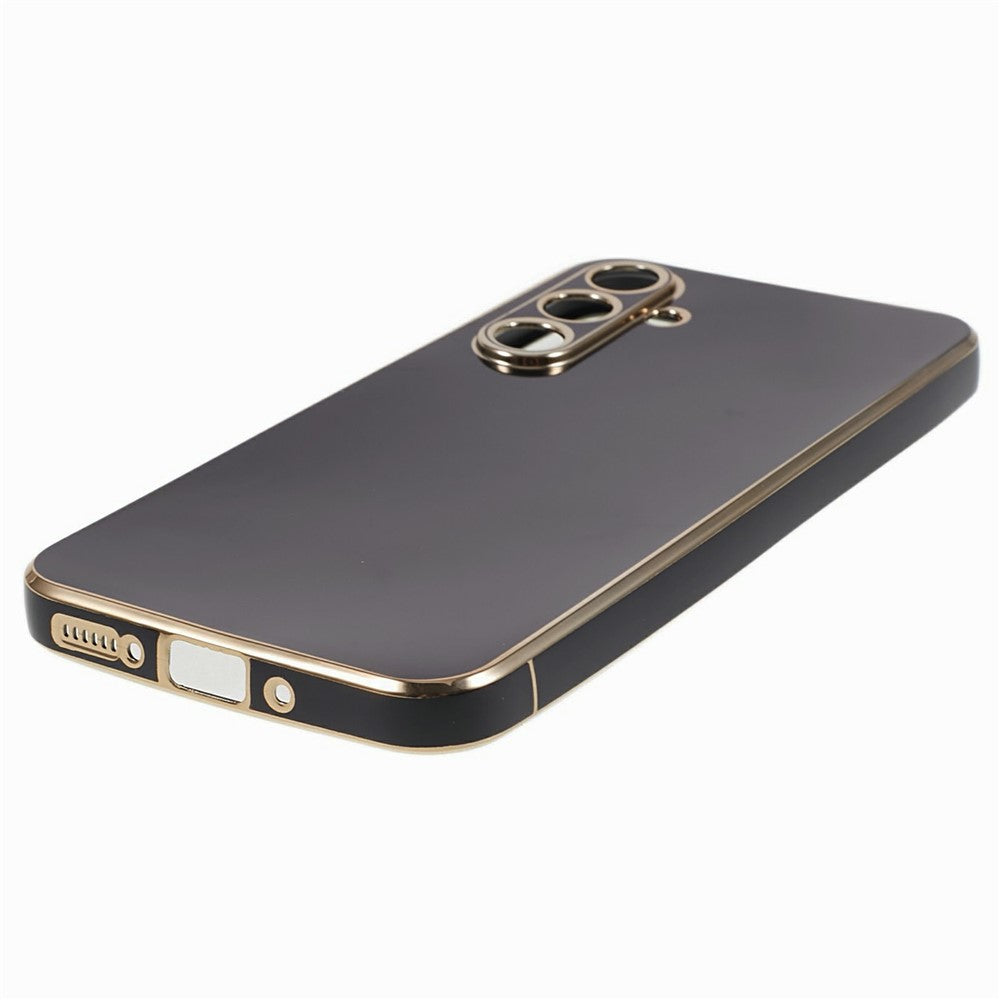 For Samsung Galaxy S25 Case TPU Slim Fit Shockproof Phone Cover 6D Electroplating