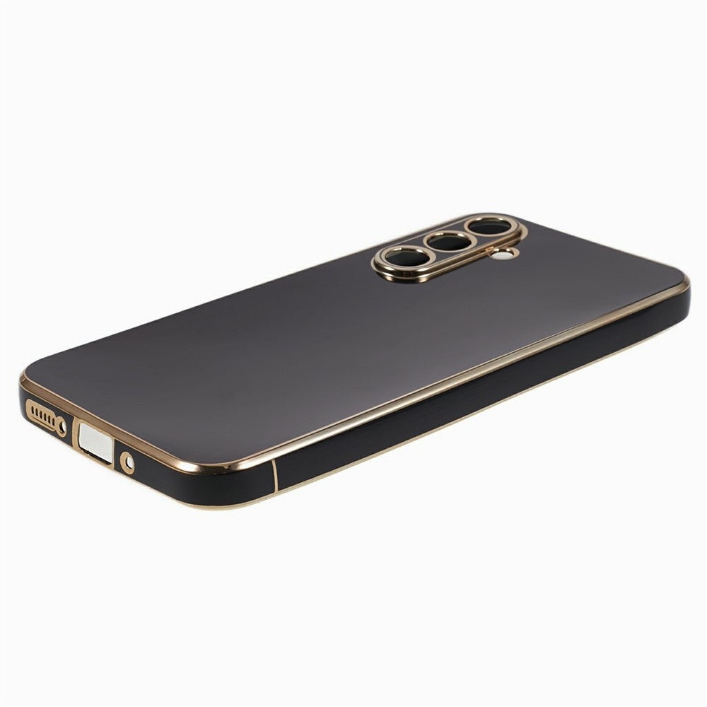 For Samsung Galaxy S25 Case TPU Slim Fit Shockproof Phone Cover 6D Electroplating