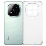 For Xiaomi Redmi Note 14 Pro+ 5G Phone Case Reinforced Four Corner Anti-Drop Clear TPU Cover