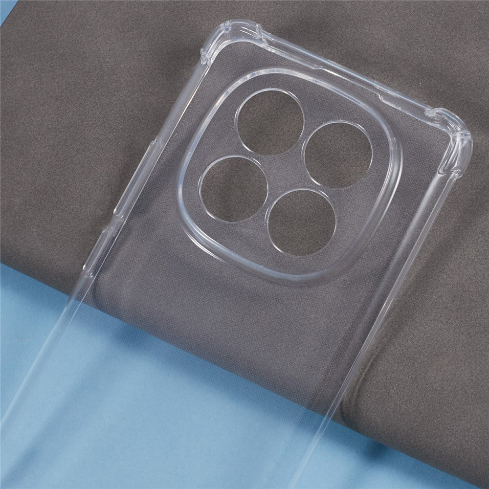 For Xiaomi Redmi Note 14 Pro+ 5G Phone Case Reinforced Four Corner Anti-Drop Clear TPU Cover