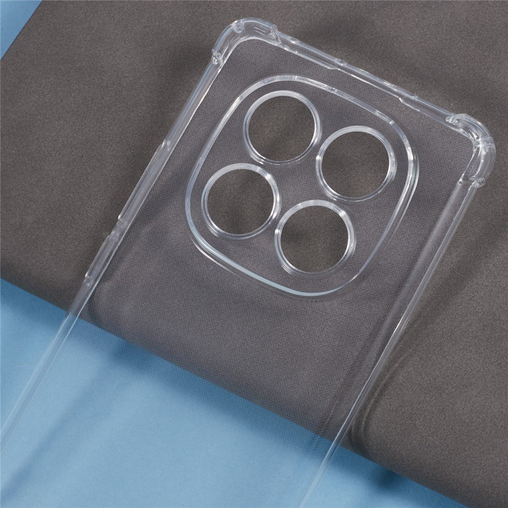 For Xiaomi Redmi Note 14 Pro 5G / Poco X7 5G Phone Case Reinforced Four Corner Anti-Drop Clear TPU Cover