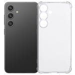 Samsung Galaxy S25+ mobilskal Förstärkt Fyra Hörn Anti-Fall Genomskinligt TPU-Skal