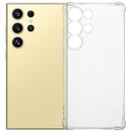 Samsung Galaxy S25 Ultra mobilskal Förstärkt Fyra Hörn Anti-Fall Genomskinligt TPU-Skal
