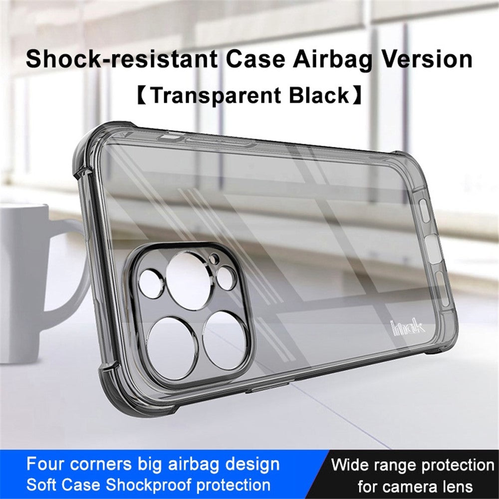 IMAK til iPhone 14 Pro Airbag Forsterkede Hjørner TPU Telefoncover Anti-kollisionscover