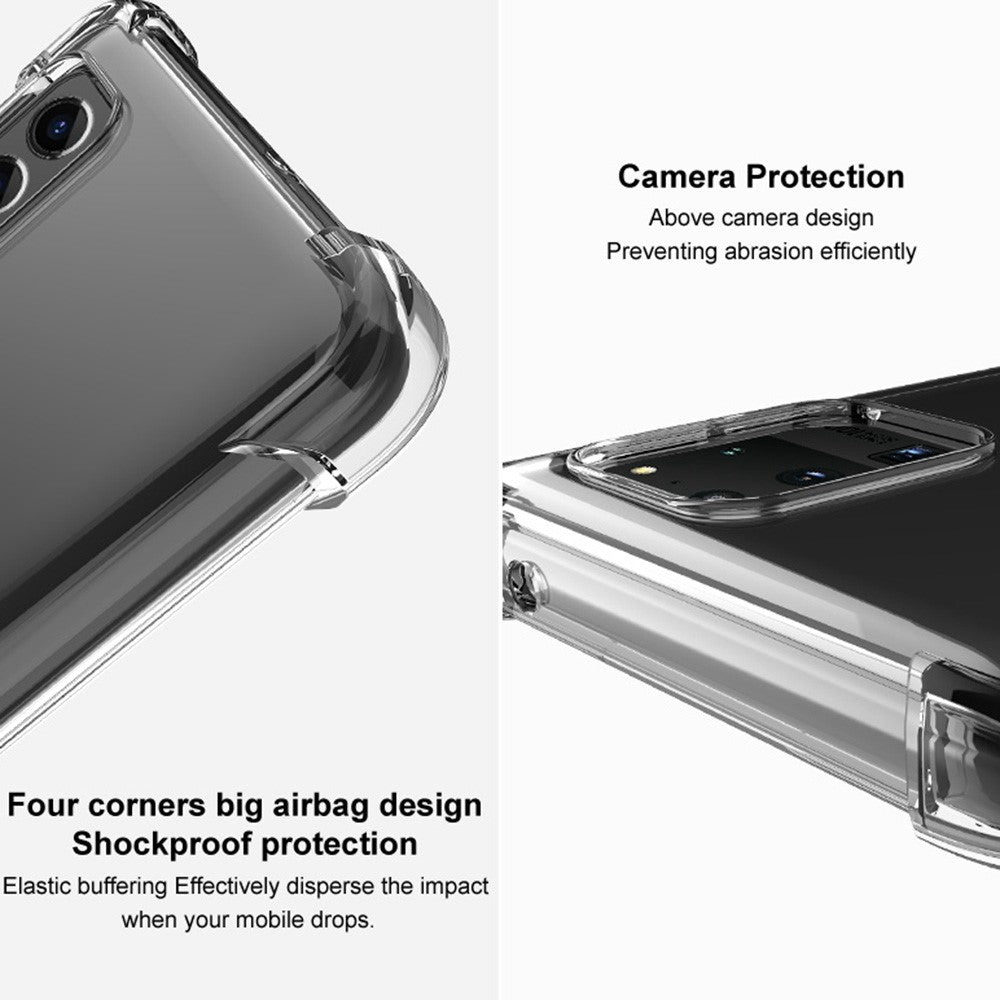 IMAK til iPhone 14 Pro Airbag Forsterkede Hjørner TPU Telefoncover Anti-kollisionscover