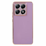 For Xiaomi 14T Case TPU Slim Fit Shockproof Phone Cover 6D Electroplating