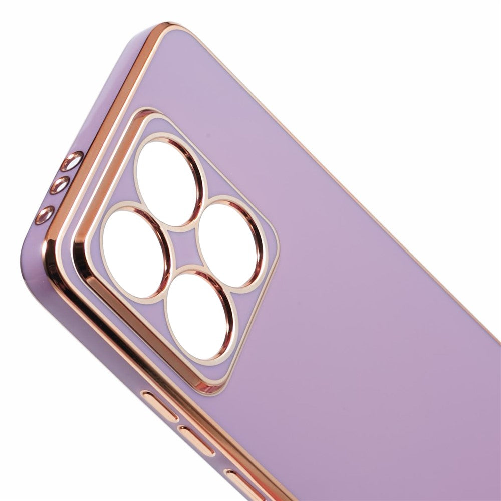 For Xiaomi 14T Case TPU Slim Fit Shockproof Phone Cover 6D Electroplating