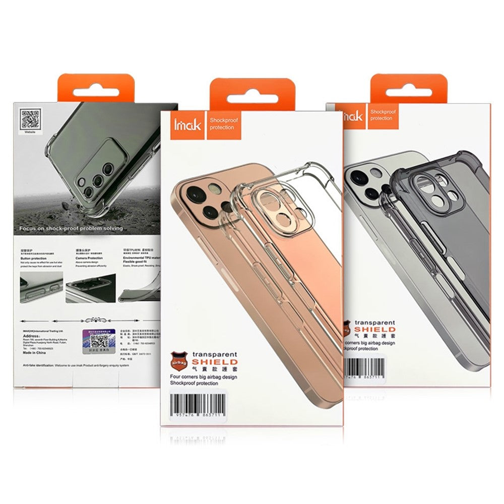 IMAK For iPhone 14 Pro Max Airbag Reinforced Corner TPU Phone Cover Back Protector Case