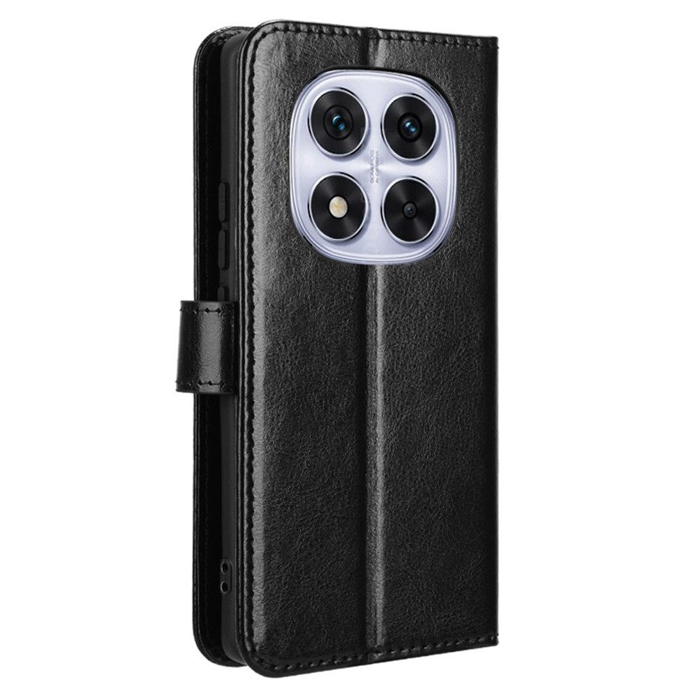 For Xiaomi Redmi Note 14 Pro+ 5G / Note 14 Pro 5G / Poco X7 5G Case Crazy Horse Texture PU Leather Phone Wallet Cover