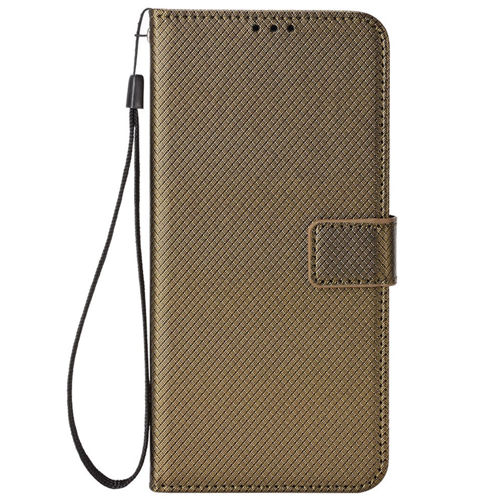 For Xiaomi Redmi Note 14 Pro+ 5G / Note 14 Pro 5G / Poco X7 5G Case PU Leather Diamond Texture Wallet Phone Cover
