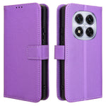 For Xiaomi Redmi Note 14 Pro+ 5G / Note 14 Pro 5G / Poco X7 5G Case PU Leather Diamond Texture Wallet Phone Cover