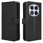 For Xiaomi Redmi Note 14 Pro+ 5G / Note 14 Pro 5G / Poco X7 5G Case PU Leather Diamond Texture Wallet Phone Cover