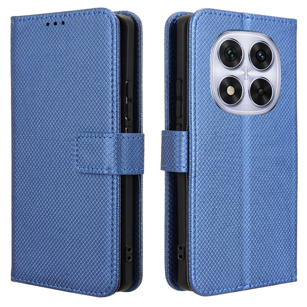 For Xiaomi Redmi Note 14 Pro+ 5G / Note 14 Pro 5G / Poco X7 5G Case PU Leather Diamond Texture Wallet Phone Cover