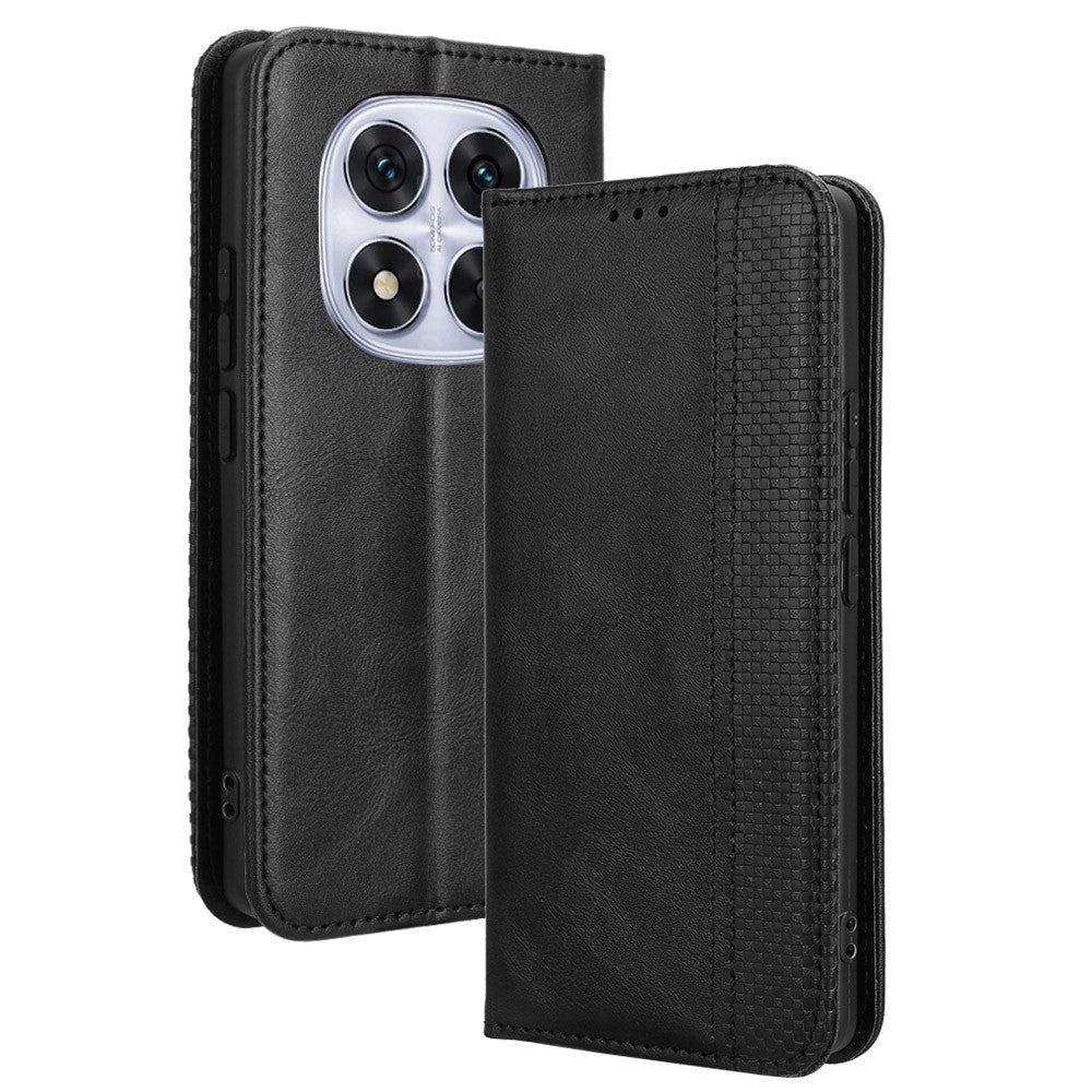 For Xiaomi Redmi Note 14 Pro+ 5G / Note 14 Pro 5G / Poco X7 5G Leather Case Wallet Stand Retro Texture Phone Cover