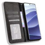 For Xiaomi Redmi Note 14 Pro+ 5G / Note 14 Pro 5G / Poco X7 5G Leather Case Wallet Stand Retro Texture Phone Cover