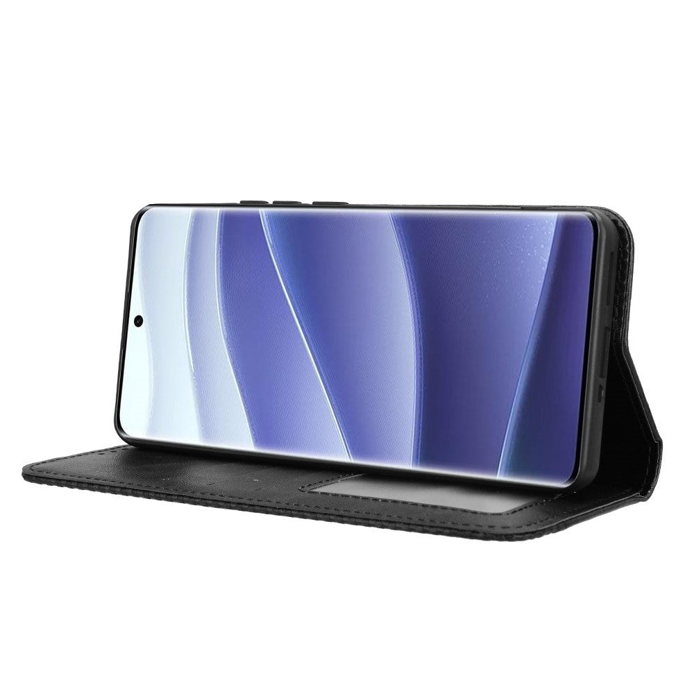 For Xiaomi Redmi Note 14 Pro+ 5G / Note 14 Pro 5G / Poco X7 5G Leather Case Wallet Stand Retro Texture Phone Cover