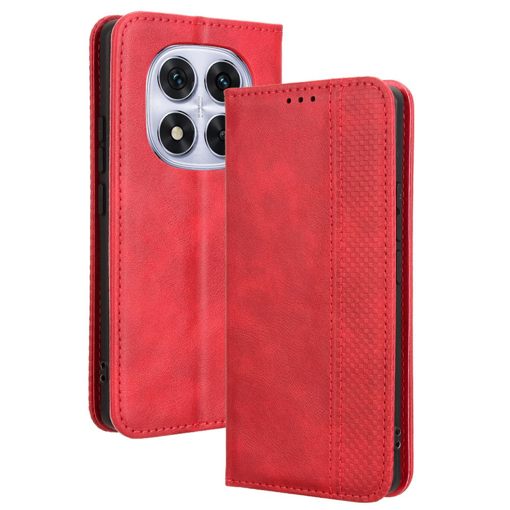 For Xiaomi Redmi Note 14 Pro+ 5G / Note 14 Pro 5G / Poco X7 5G Leather Case Wallet Stand Retro Texture Phone Cover